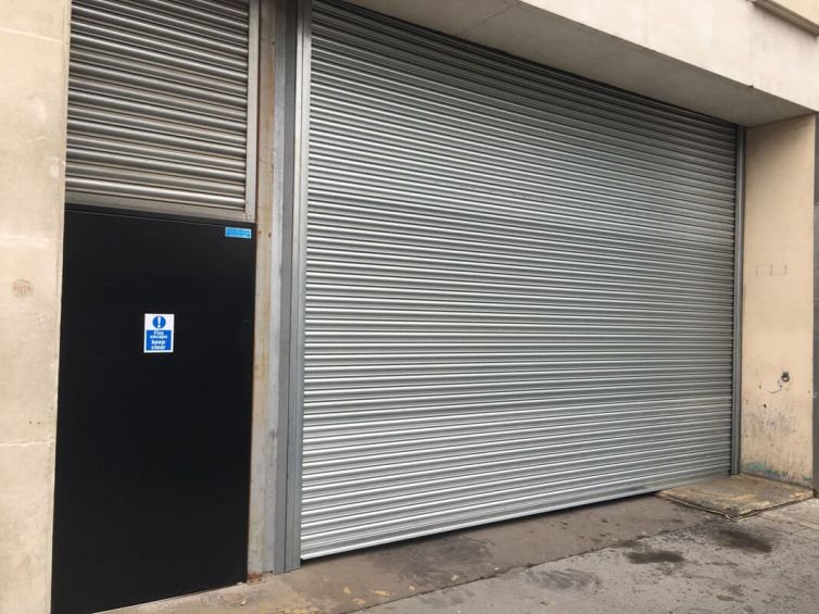 Steel Roller Shutter-Solid-Perforated Middle-Single Leaf Steel Door-Infill